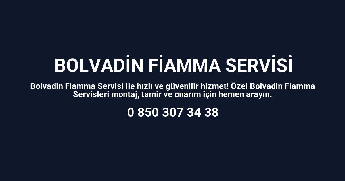 Bolvadin Fiamma Servisi
